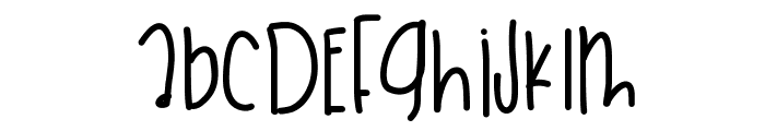 SkyDunkWishes Font LOWERCASE
