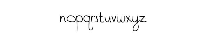 SkyMetropolis-Regular Font LOWERCASE