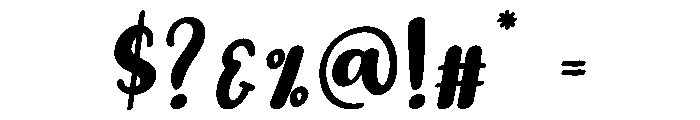 Skydiving Font OTHER CHARS
