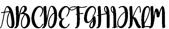 Skydiving Font UPPERCASE