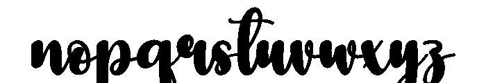 Skydiving Font LOWERCASE