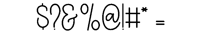Skyfall1 Font OTHER CHARS