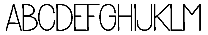 Skyfall1 Font UPPERCASE
