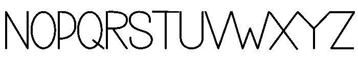 Skyfall1 Font UPPERCASE