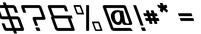 Skylark Oblique Font OTHER CHARS