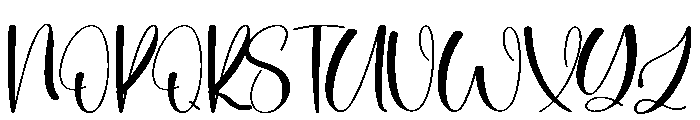 Skyline2 Font UPPERCASE