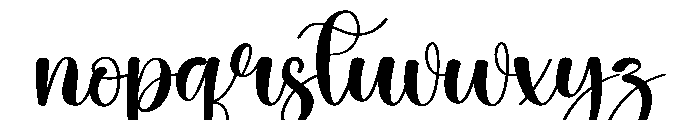 Skyline2 Font LOWERCASE