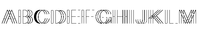 skygge Font UPPERCASE