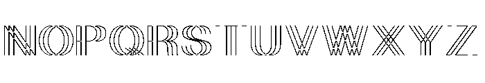 skygge Font UPPERCASE