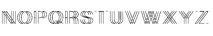 skygge Font LOWERCASE