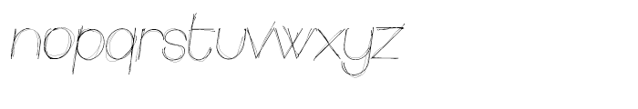 Sketchica Regular Font LOWERCASE