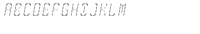 Skrean Fine Italic Font UPPERCASE