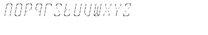 Skrean Fine Italic Font LOWERCASE
