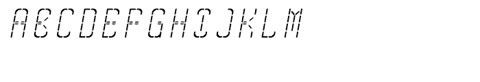 Skrean Regular Italic Font UPPERCASE