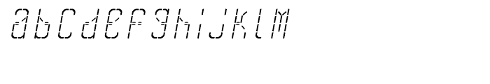 Skrean Regular Italic Font LOWERCASE