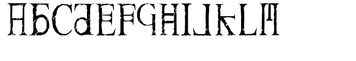 Skreech Caps Regular Font UPPERCASE