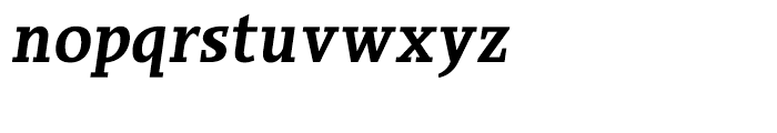 Sky Serif Semi Bold Italic Font LOWERCASE