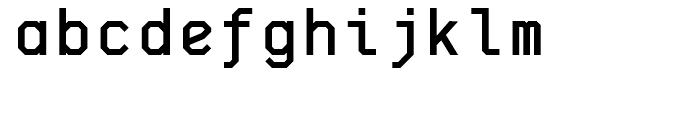 Skyhook Mono Bold Upright Font LOWERCASE