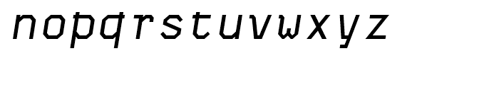 Skyhook Mono Medium Italic Font LOWERCASE