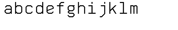 Skyhook Mono Regular Font LOWERCASE