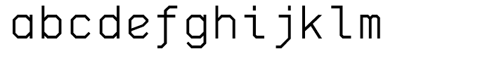 Skyhook Mono Upright Font LOWERCASE