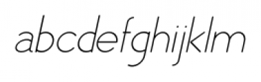 Skarpa 2.0 Light Italic Font LOWERCASE