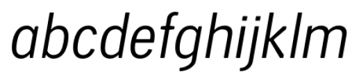 Skilt Gothic Light Italic Font LOWERCASE