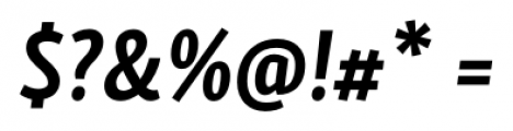 Skolar Sans Compressed Bold Italic Font OTHER CHARS