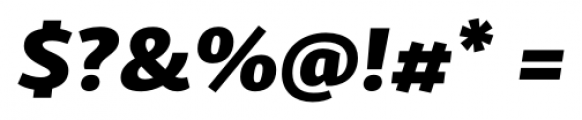 Skolar Sans Extended Extra Bold Italic Font OTHER CHARS
