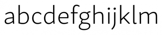 Skolar Sans Extended Extra Light Font LOWERCASE