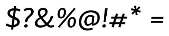 Skolar Sans Extended Italic Font OTHER CHARS