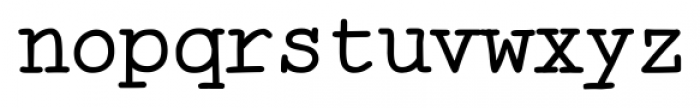 Skurier Bold Font LOWERCASE