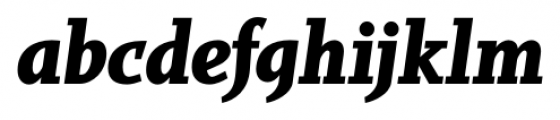 Sky Serif Bold Italic Font LOWERCASE
