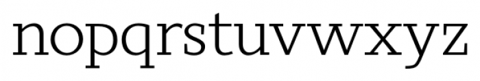 Sky Serif Book Font LOWERCASE