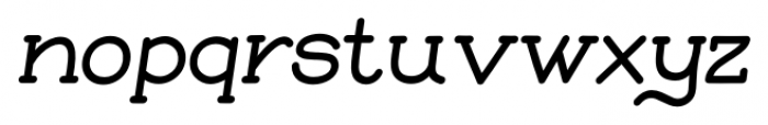 Skybird Extra Bold Italic Font LOWERCASE