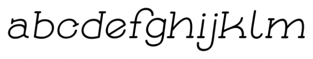 Skybird Italic Font LOWERCASE
