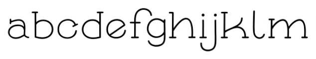 Skybird Light Font LOWERCASE