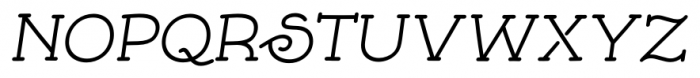 Skybird Medium Italic Font UPPERCASE