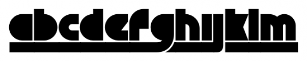 Skyzhi Upright Font LOWERCASE