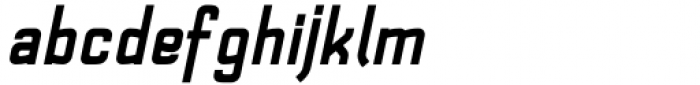 SK Akropol Bold Italic Font LOWERCASE