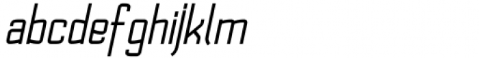 SK Akropol Medium Italic Font LOWERCASE