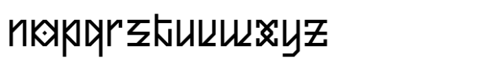 SK Anatolia Light Font LOWERCASE