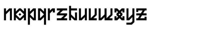 SK Anatolia Regular Font LOWERCASE
