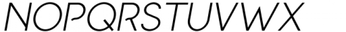 SK Aristo Light Italic Font UPPERCASE