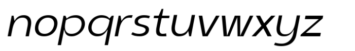 SK Clarke Thin Italic Font LOWERCASE