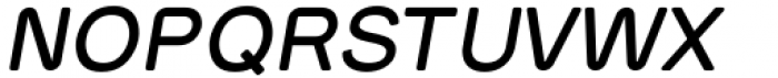 SK Curiosity Rounded Semi Bold Italic Font UPPERCASE