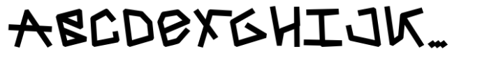 SK Glypher Bold Font UPPERCASE