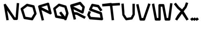 SK Glypher Bold Font UPPERCASE