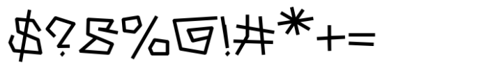 SK Glypher Regular Font OTHER CHARS