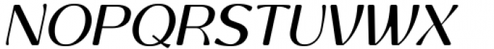 SK Gothenburg Light Italic Rounded Font UPPERCASE